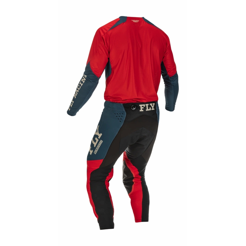Motocross-Hose FLY Racing Evolution DST 2022 rot-grau
