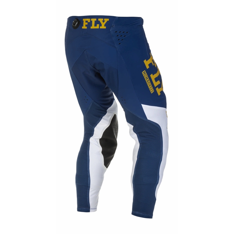 Motocross-Hose FLY Racing Evolution DST 2022 blau-weiß-gold