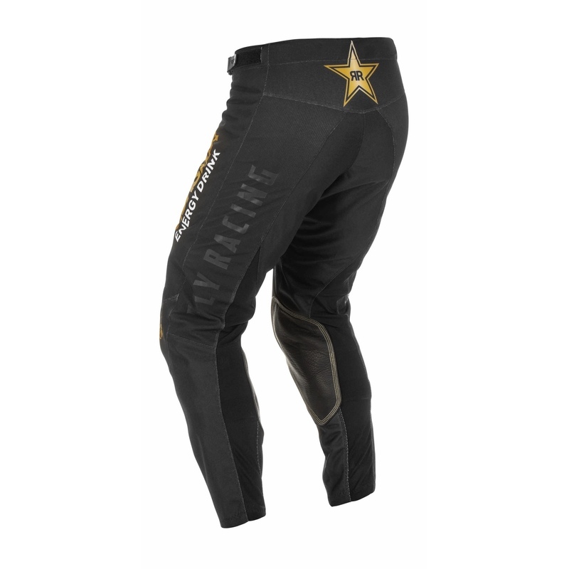 Motocross-Hose FLY Racing Kinetic Rockstar 2022 gold-schwarz Ausverkauf