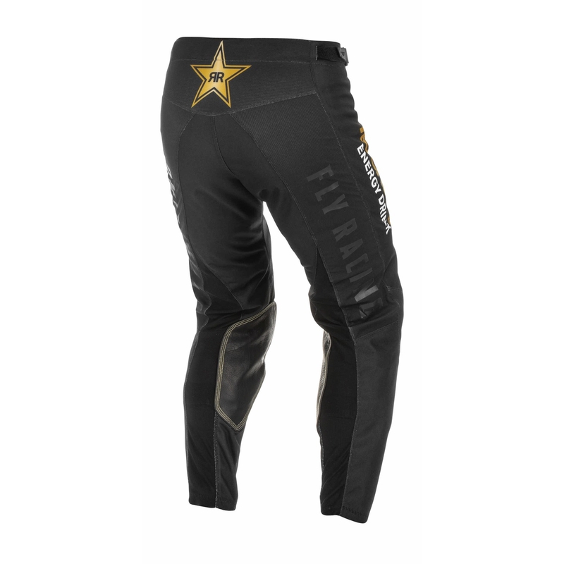 Motocross-Hose FLY Racing Kinetic Rockstar 2022 gold-schwarz Ausverkauf