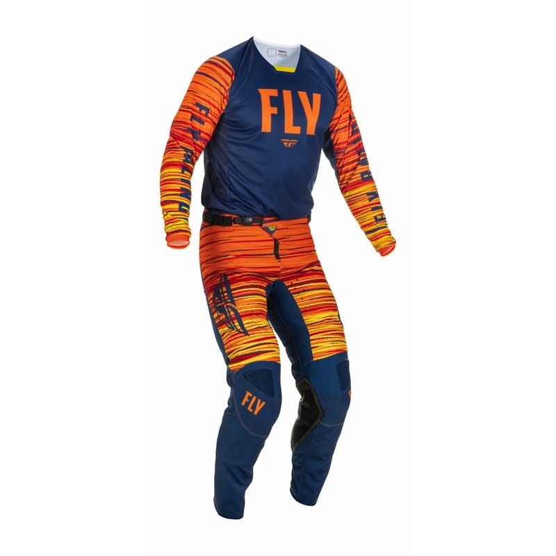 Motocross-Hose FLY Racing Kinetic Wawe 2022 blau-orange