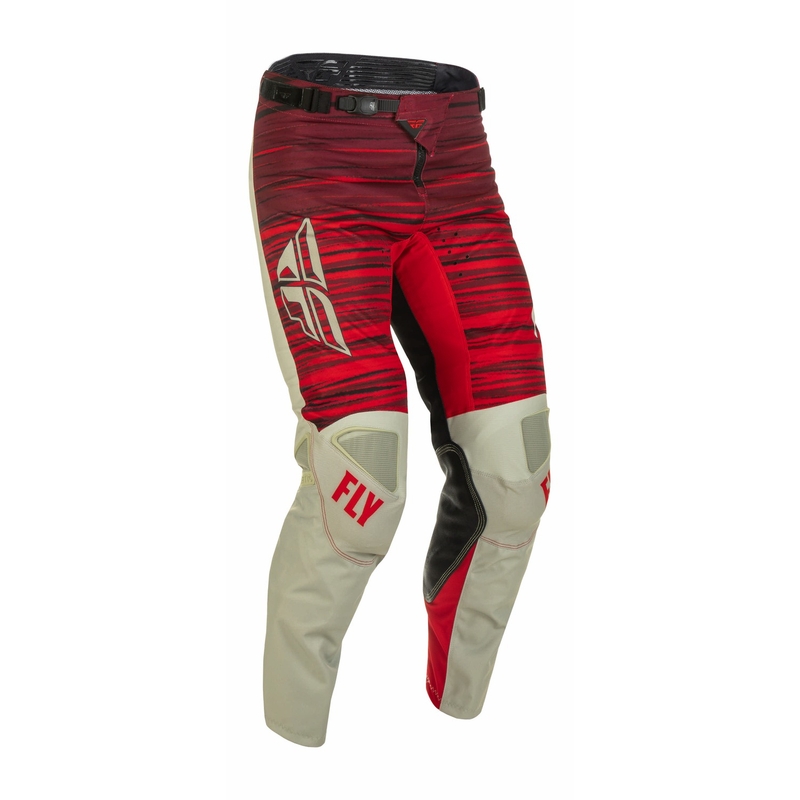 Motocross-Hose FLY Racing Kinetic Wawe 2022 grau und rot