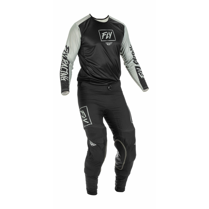 Motocross Hose FLY Racing Lite 2022 schwarz-grau Ausverkauf