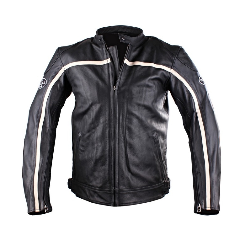 Motorradjacke Tschul 645 schwarz und beige Ausverkauf