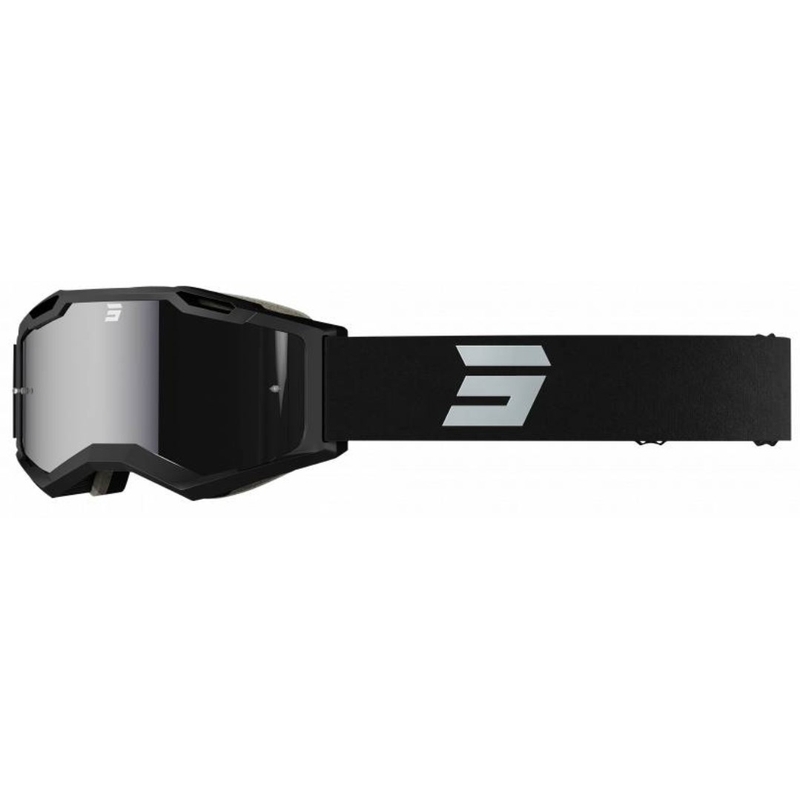 Motocross-Schutzbrille Shot Iris 2.0 Tech schwarz