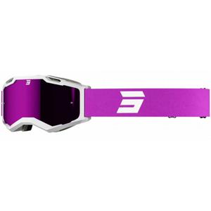 Motocross-Brille Shot Iris 2.0 Tech weiß und rosa