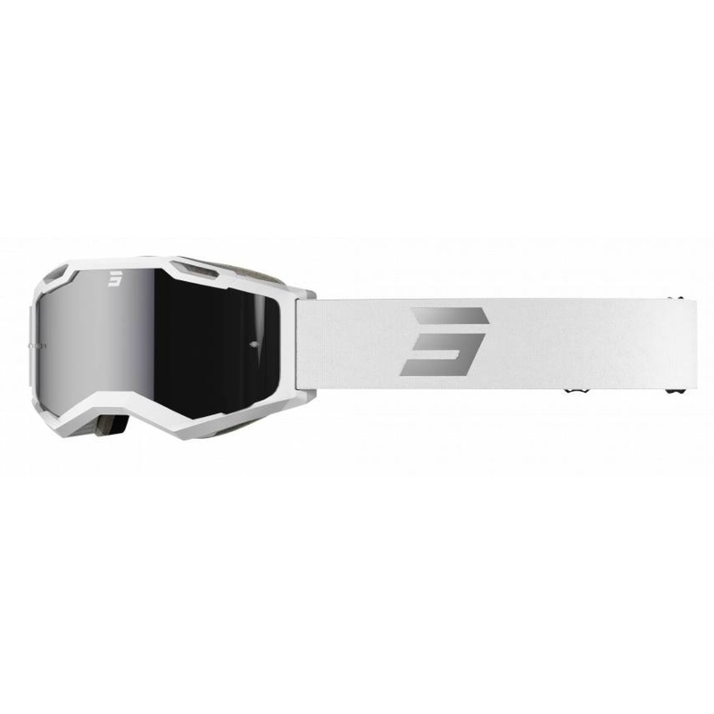 Motocross-Schutzbrille Shot Iris 2.0 Tech silber