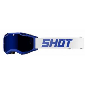 Motocross-Brille Shot Iris 2.0 Solid weiß-blau
