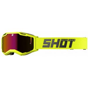 Motocross-Schutzbrille Shot Iris 2.0 Solid fluo gelb