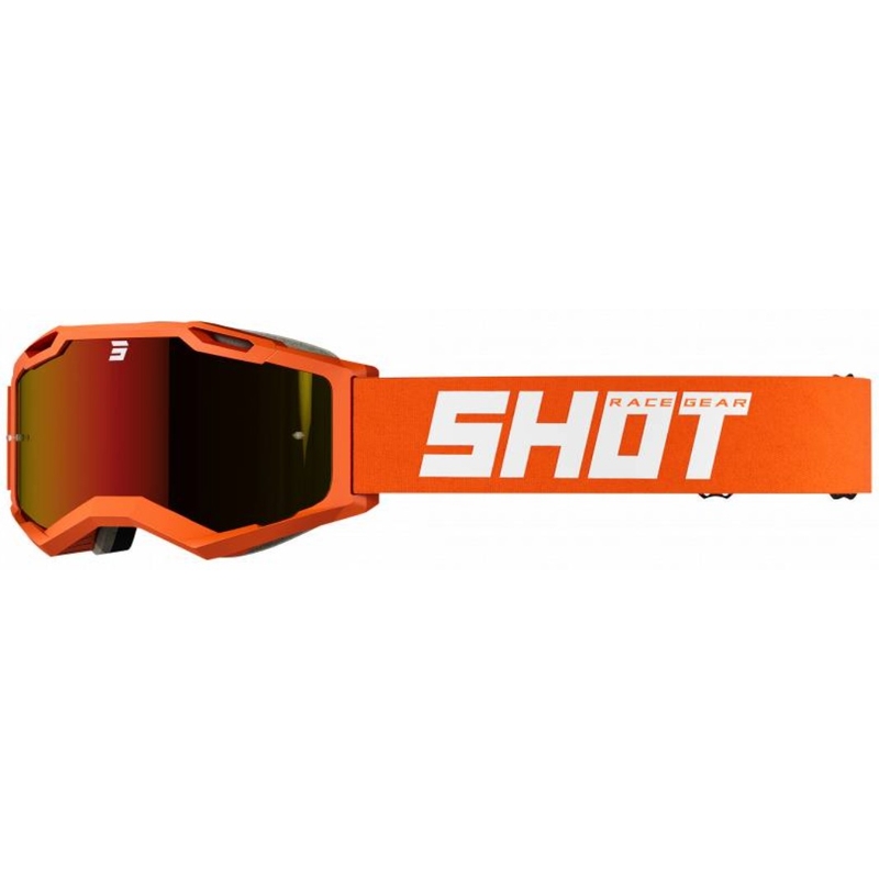 Motocross-Schutzbrille Shot Iris 2.0 Solid orange
