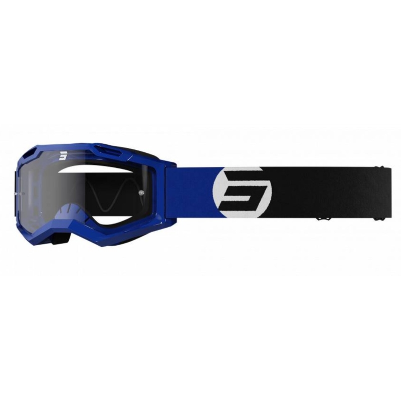 Motocross-Schutzbrille Shot Assault 2.0 Astro schwarz-blau