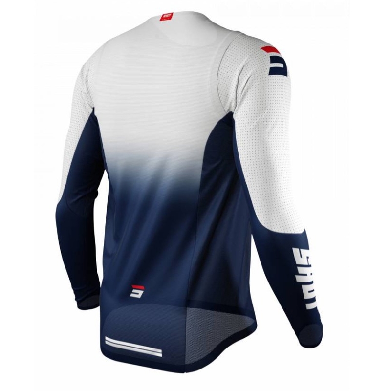 Motocross Trikot Shot Aerolite Gradient blau und weiß