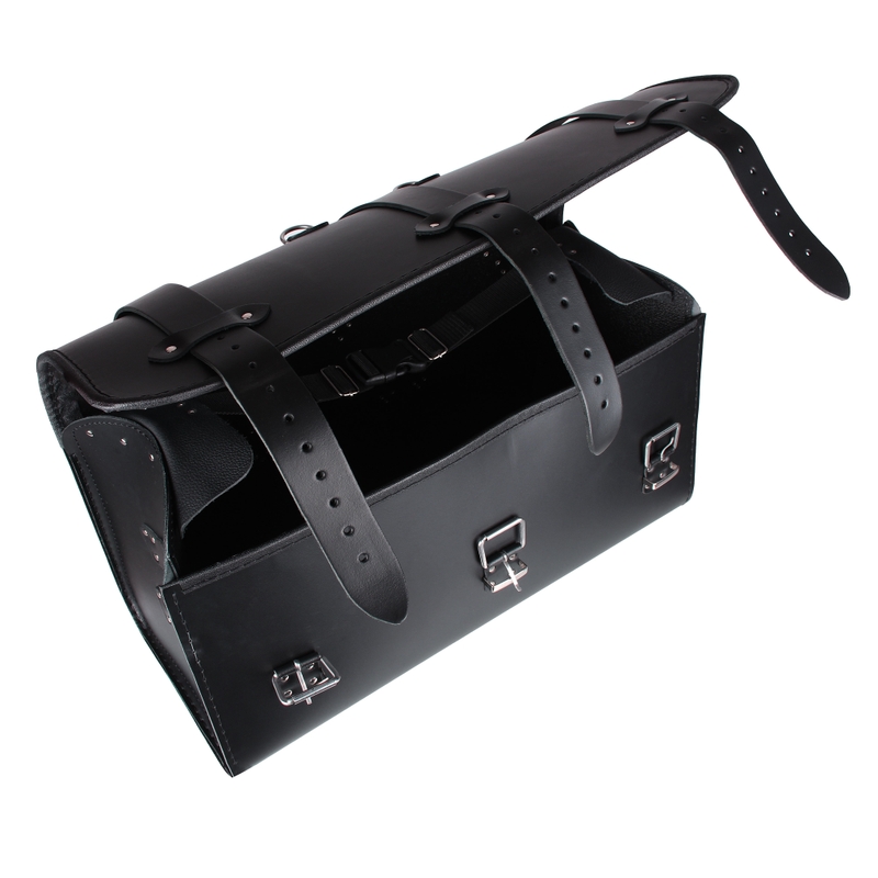 Chopper RSA-18A Motorradkoffer aus Leder