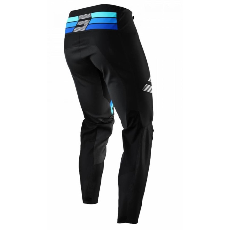 Motocross-Hosen Shot Contact Story schwarz und blau Ausverkauf