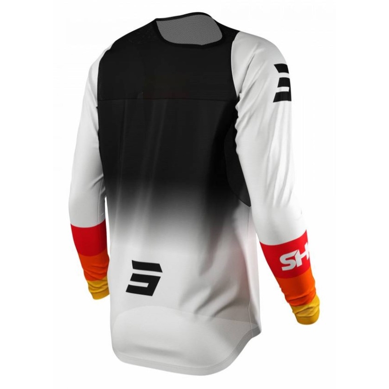 Motocross Trikot Shot Contact Story schwarz-weiß-orange Ausverkauf