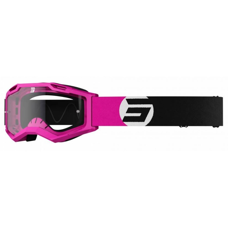 Motocross-Brille Shot Assault 2.0 Astro schwarz-fluo pink