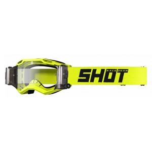 Motocrossbrille Shot Assault 2.0 Solid Roll-Off fluo gelb