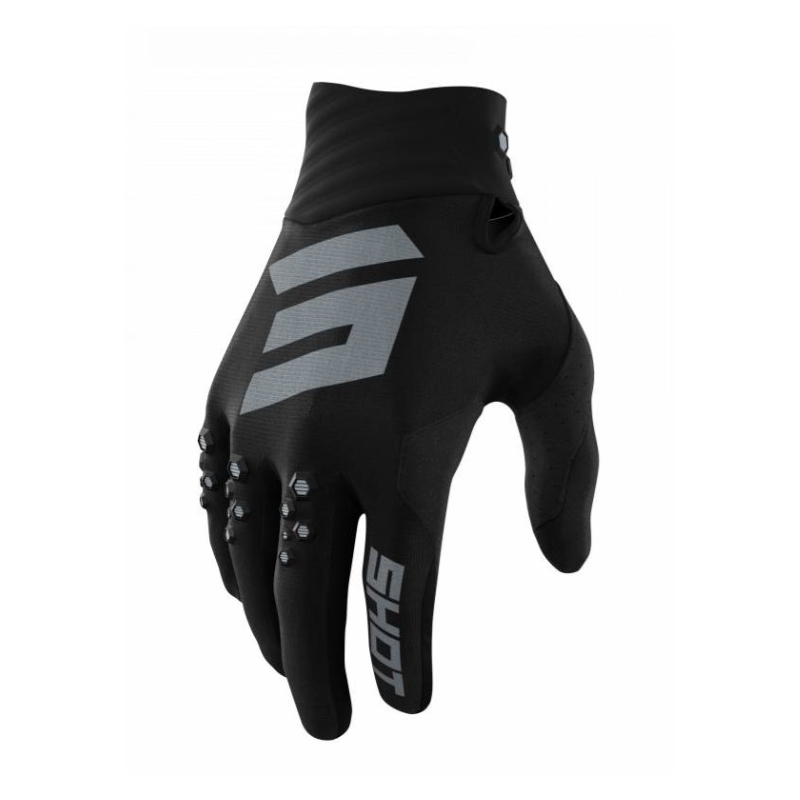 Motocross Handschuhe Shot Contact schwarz Ausverkauf