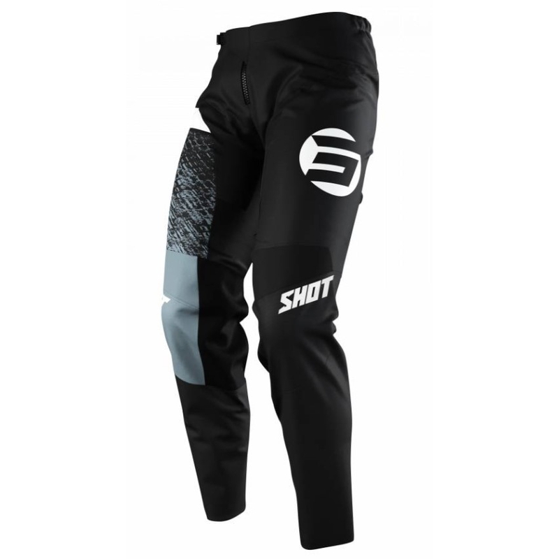 Motocross-Hose Shot Devo Roll Schwarz-Grau Ausverkauf