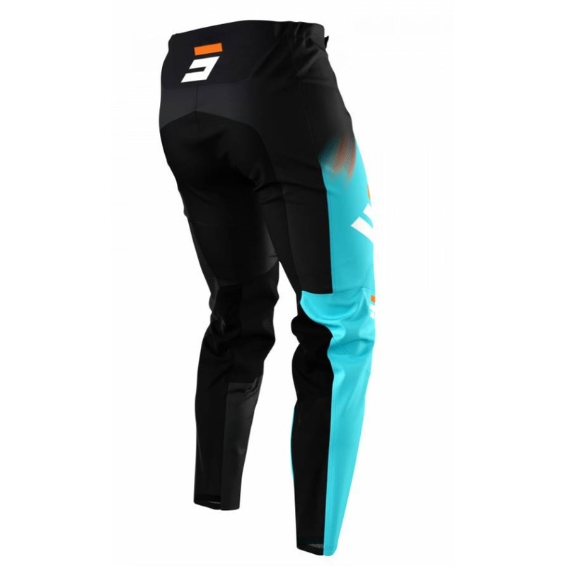 Motocross-Hose Shot Devo Versus schwarz-türkis sale Ausverkauf