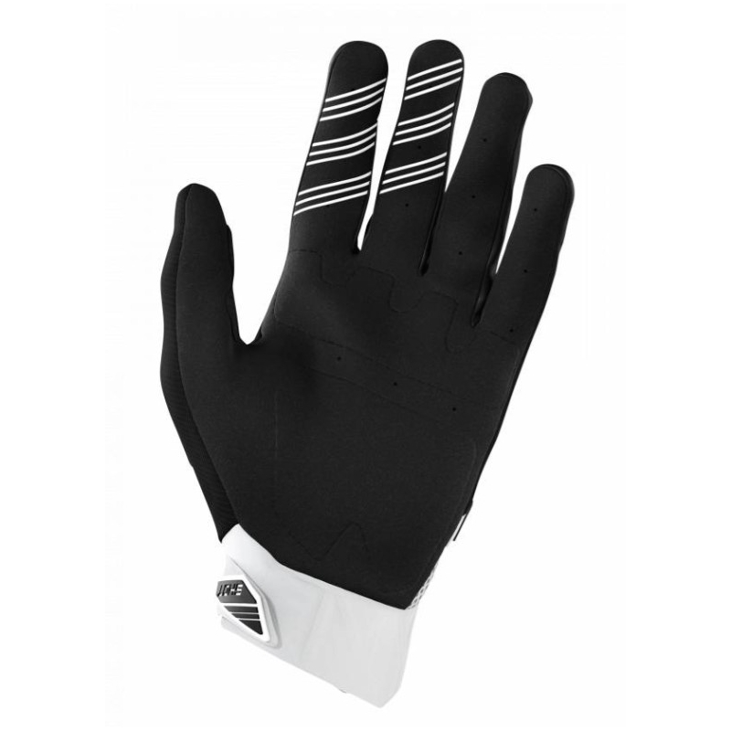 Motocross Handschuhe Shot Devo schwarz und weiß Ausverkauf