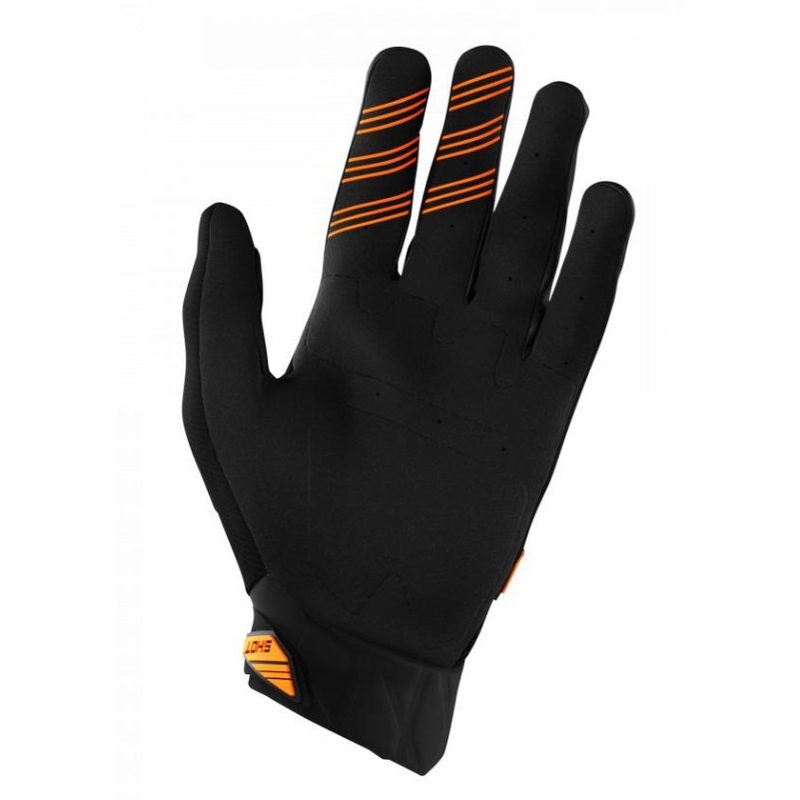 Motocross Handschuhe Shot Devo schwarz-orange Ausverkauf