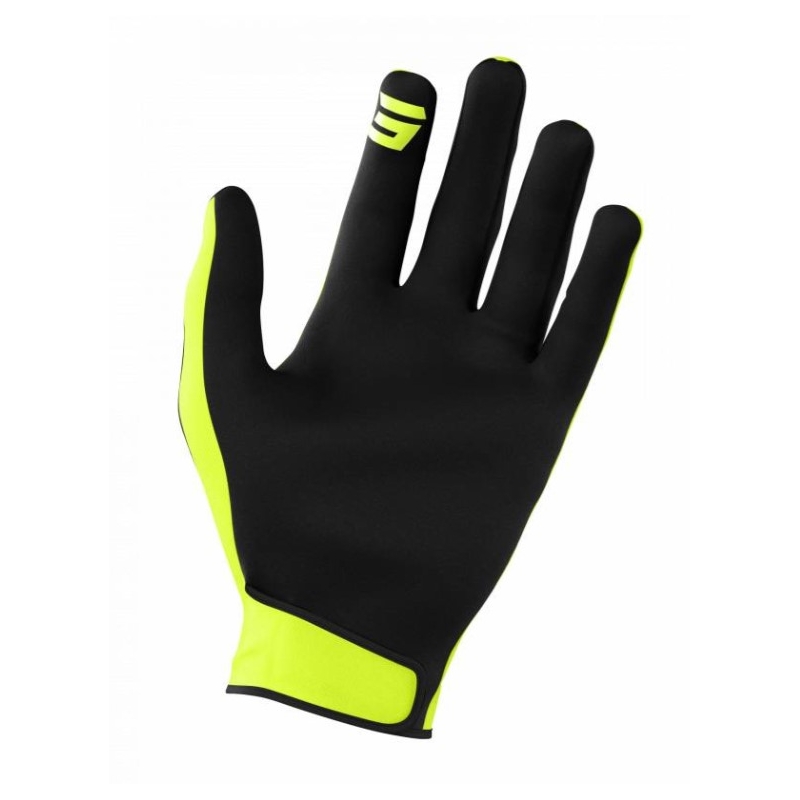 Motocross Handschuhe Shot Raw Burst schwarz-fluo gelb Ausverkauf