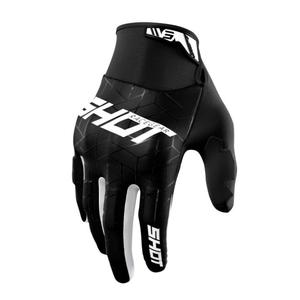 Motocross Handschuhe Shot Drift Spider schwarz und weiß