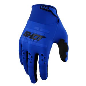Motocross-Handschuhe Shot Vision blau