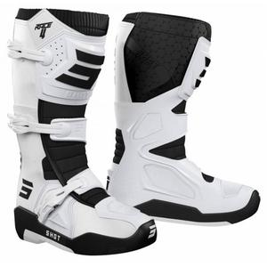 Shot Race 4 Weiße Motorradstiefel Ausverkauf