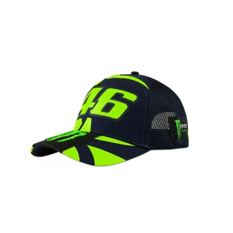 Kindermütze VR46 Valentino Rossi blau-fluorgelb