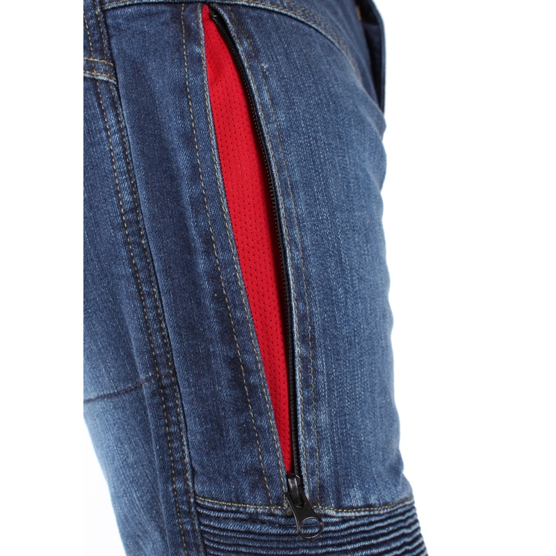 Kevlar Motorrad Jeans Ayrton 505 blau - II. Qualität