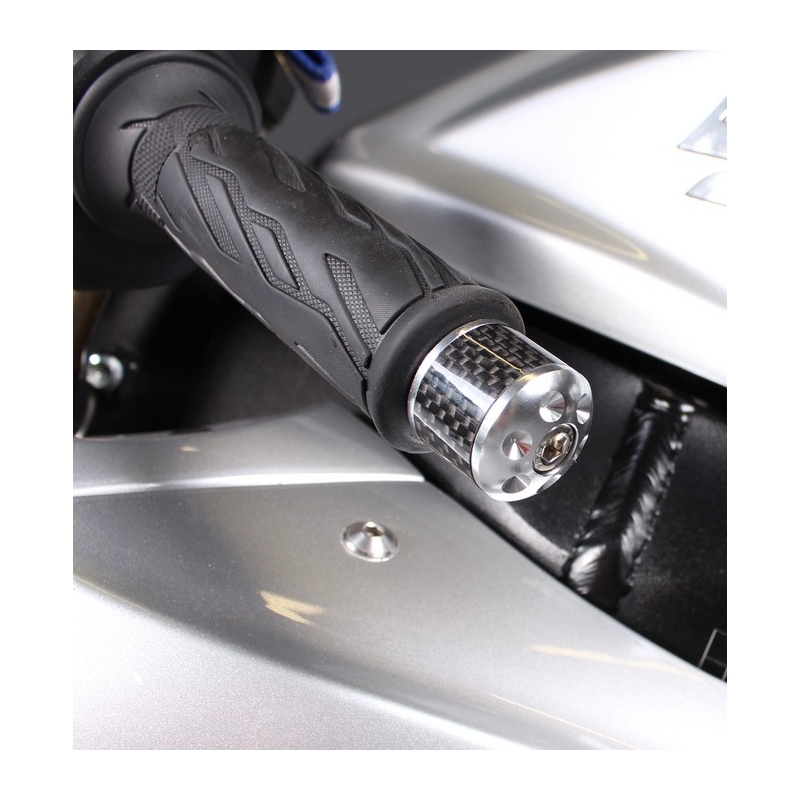 R-TECH Lenkerendkappen silber