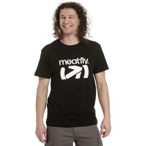 Meatfly Podium T-shirt schwarz und weiß