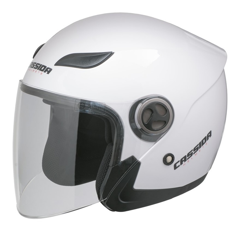 Cassida Reflex offener Motorradhelm weiß Ausverkauf