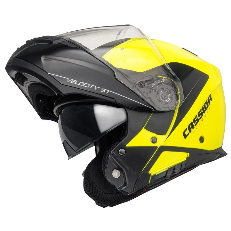 Cassida Velocity ST 2.1 schwarz-fluorgelber Kipphelm