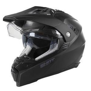 Enduro-Motorradhelm Shot Ranger Solid Black Matte
