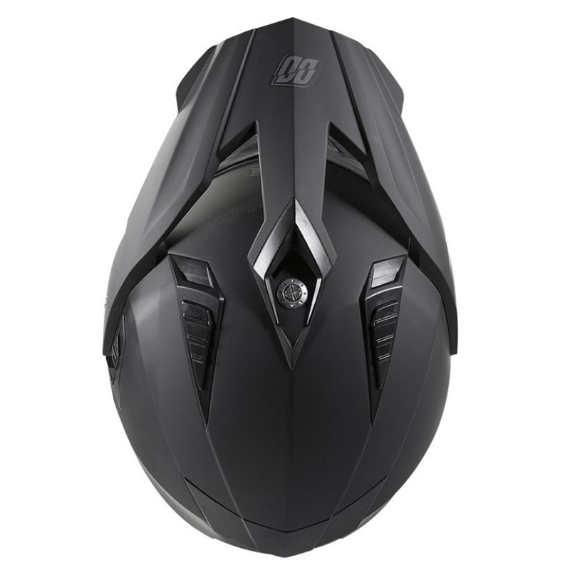 Enduro-Motorradhelm Shot Ranger Solid Black Matte Ausverkauf