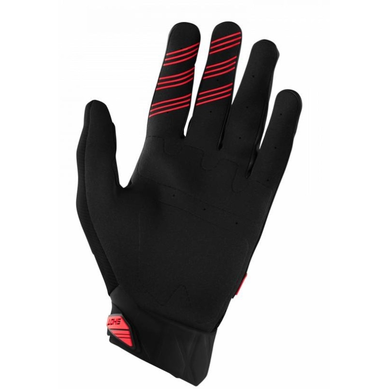 Kinder Motocross Handschuhe Shot Devo schwarz-rot Ausverkauf
