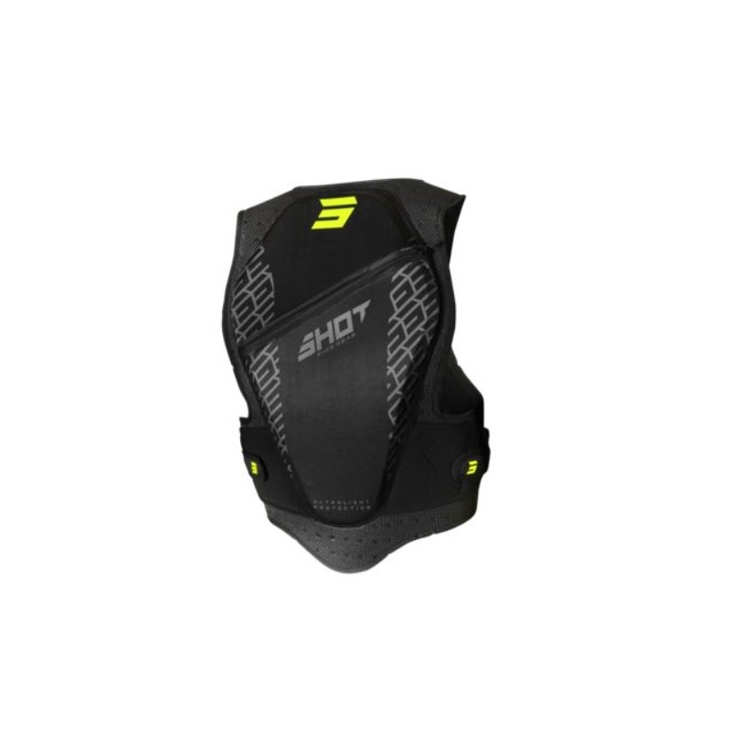 Schutzweste Shot Armor schwarz-fluo gelb