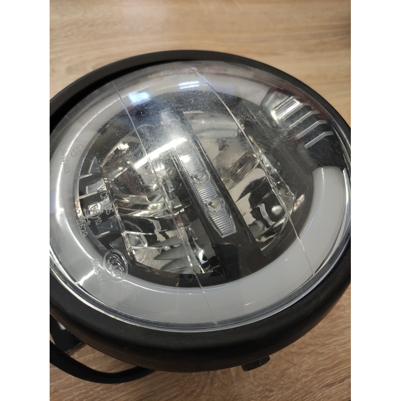 Maske mit Licht PUIG LED schwarz - II. Qualität
