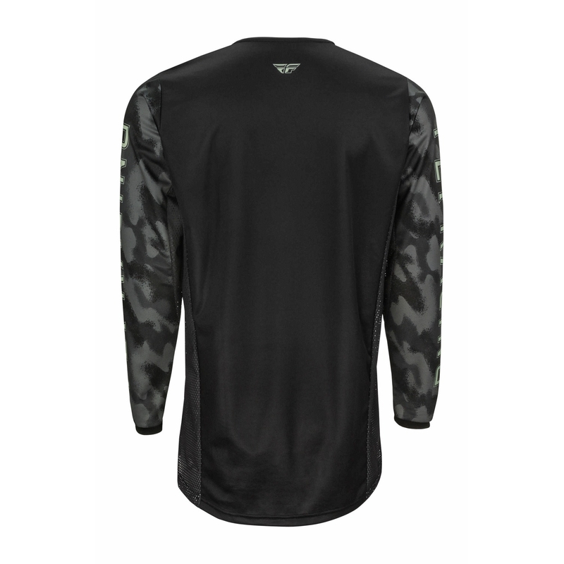 Motocross Trikot FLY Racing Kinetic S.E. 2022 schwarz-grau camo