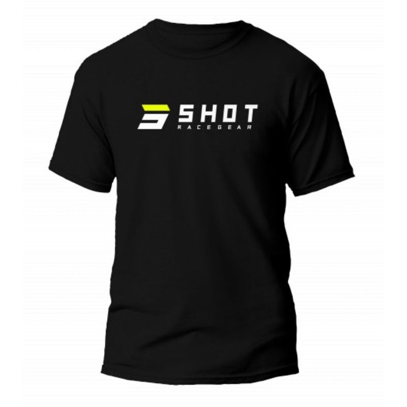 Herrenhemd Shot Team schwarz