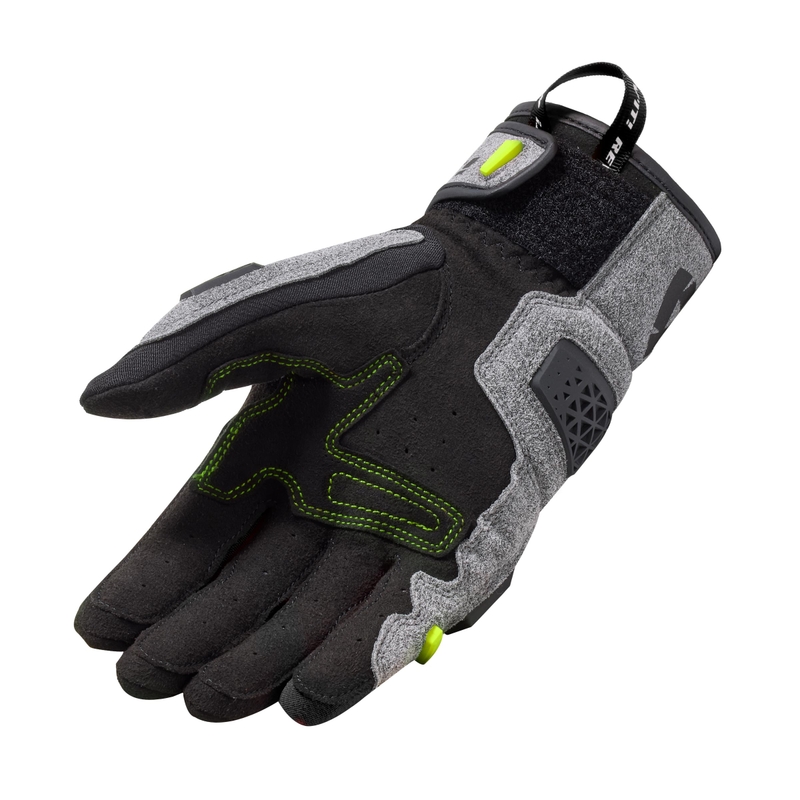 Motorradhandschuhe Revit Mangrove silber-schwarz-fluo gelb