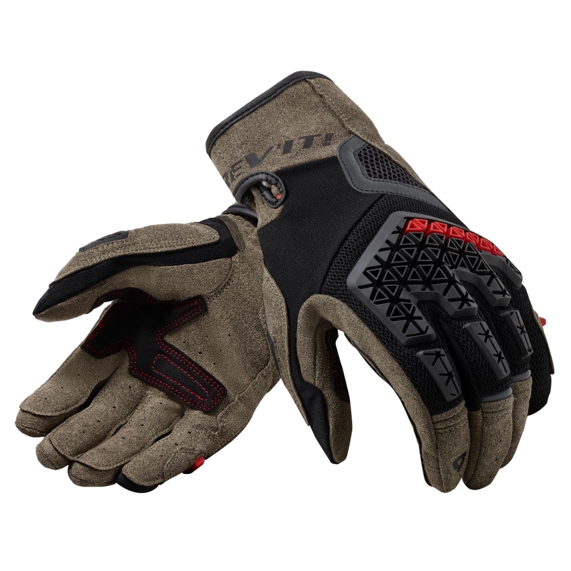 Motorradhandschuhe Revit Mangrove braun-schwarz