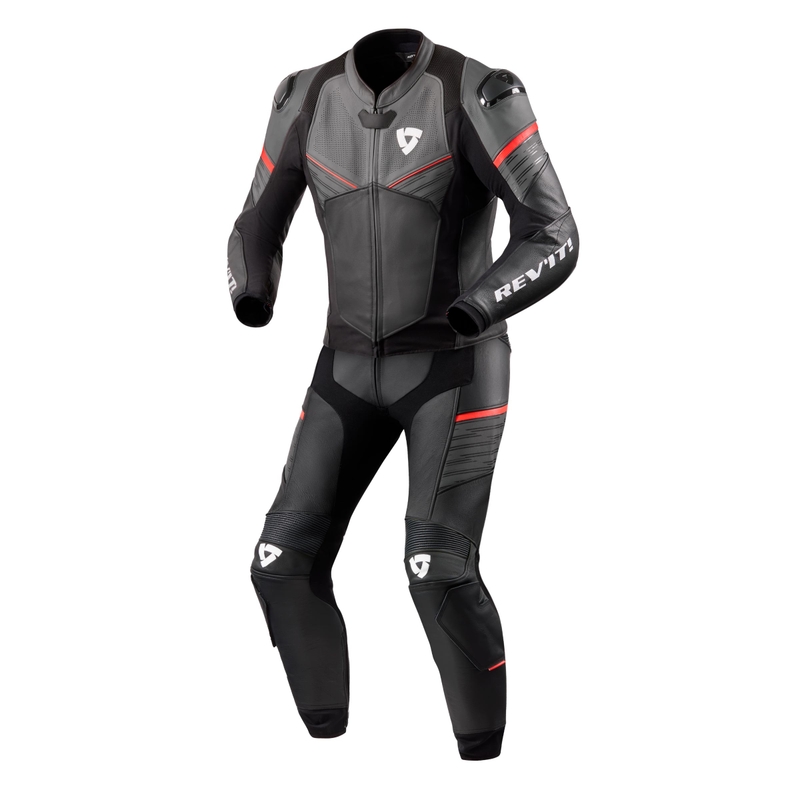 Revit Beta Motorrad-Overall grau-fluorrot Ausverkauf