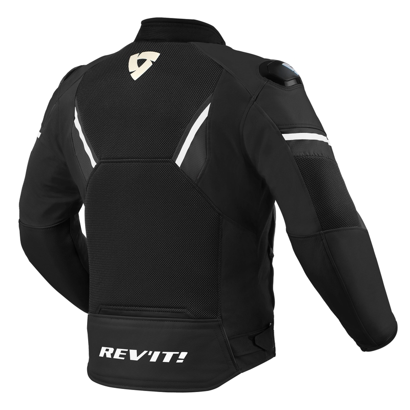 Revit Mantis 2 H2O schwarz und weiß Motorradjacke Ausverkauf