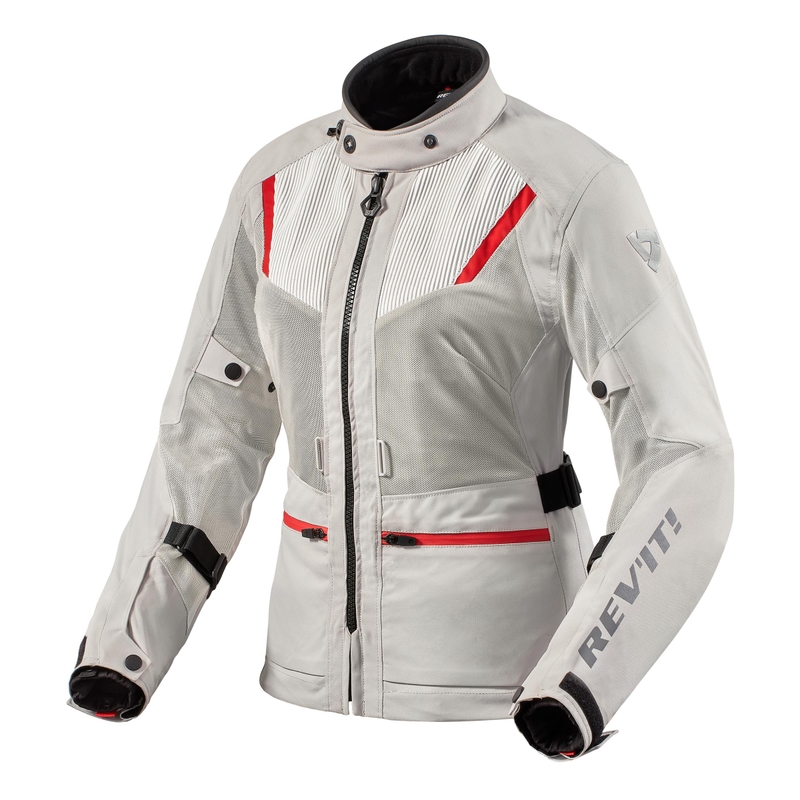 Damen Revit Levante 2 H2O Motorradjacke Silber Sale Ausverkauf
