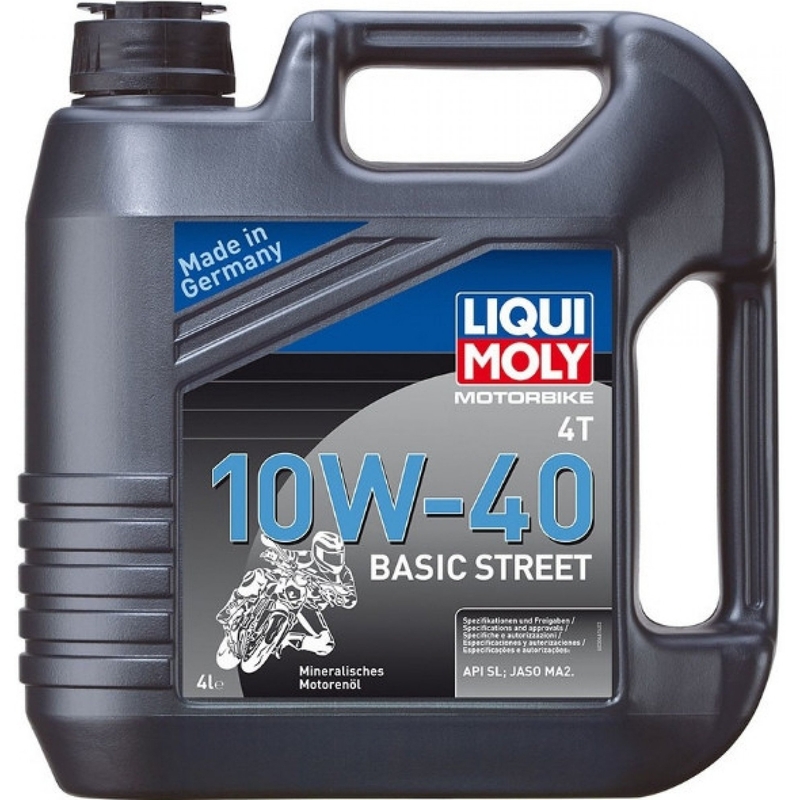 LIQUI MOLY Motorrad 4T 10W40 Basic Street 4 L