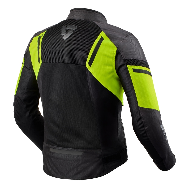 Revit GT-R Air 3 schwarz-fluorgelbe Motorradjacke